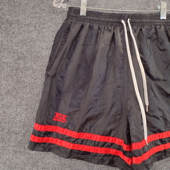 Fieldsheer Athletic Shorts Mens Size Small Black Nylon Satin Logo - Picture 6 of 14